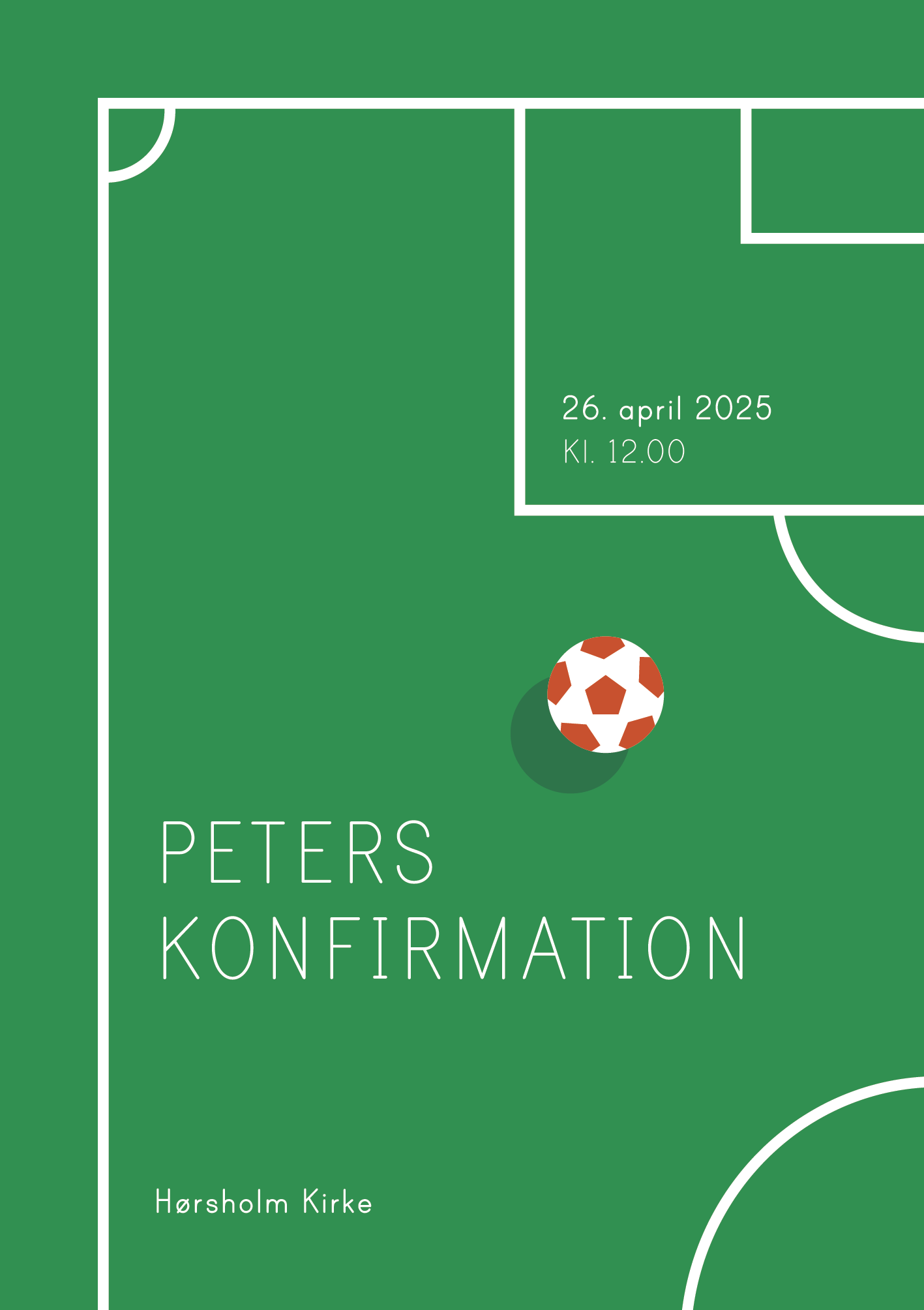 Invitationer - Peters Konfirmation
